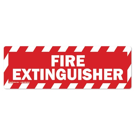 Fire Extinguisher 16in Non-Slip Floor Marker